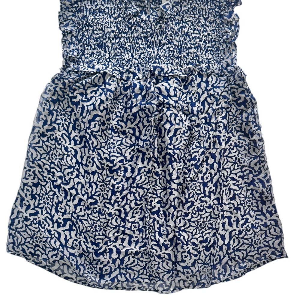 Vineyard Vines Geo Smocked Sleeveless Top - Picture 6 of 16